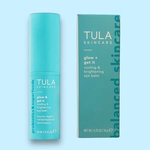 Tula glow + get it
cooling & brightening eye balm